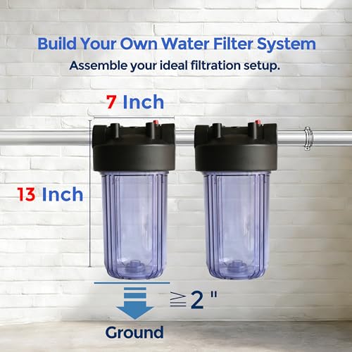 WH C10HD 10" x 4.5" Whole House Water Filter Housing