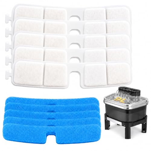 Dog Water Fountain Filter Replacement (5 Count)