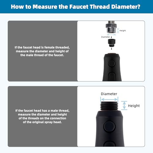 Pull Down Kitchen Faucet Head Replacement