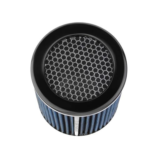 Blue 3 3.5 4 inch Universal Cold Air Intake Filter 76mm 89mm 101mm