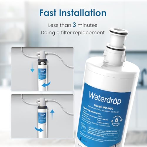 3US-MAX-F01 3US-PF01 Under Sink Water Filter, 2 Pack (2 Count)