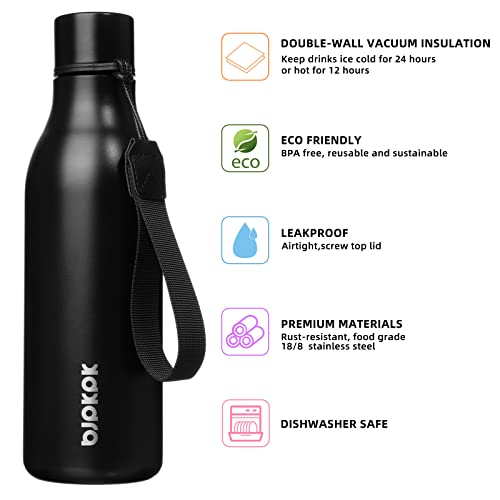 18oz Insulated Water Bottle