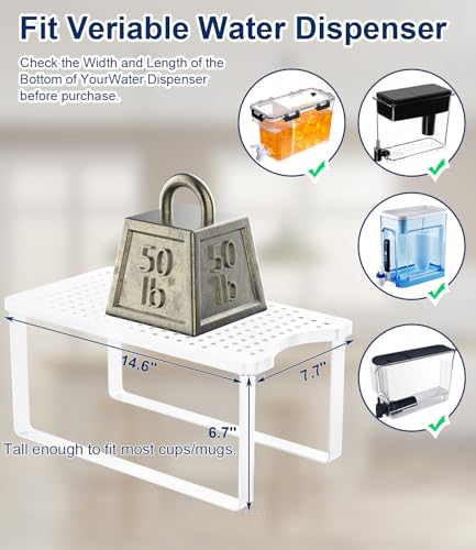 Water Filter Dispenser Stand with Drip Tray
