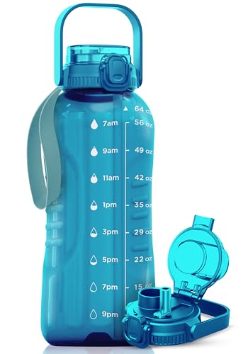 64 oz Water Bottle with Handle