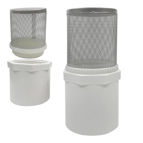 1 2" Stainless Steel Filter Cover Connected to 1