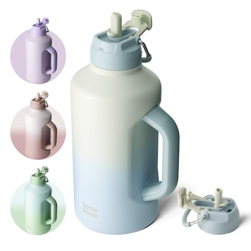 Insulated Water Bottle 64 oz Dual