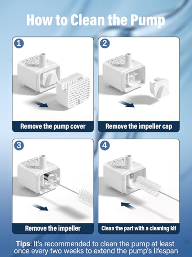 Glass Water Fountain Replacement Pump