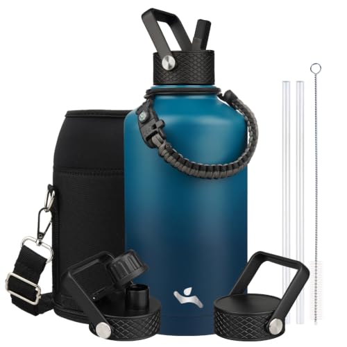 87 oz Insulated Stainless Steel Water Bottle Jug with Handle