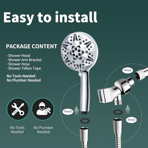 Filtered High Pressure Handheld Shower Head