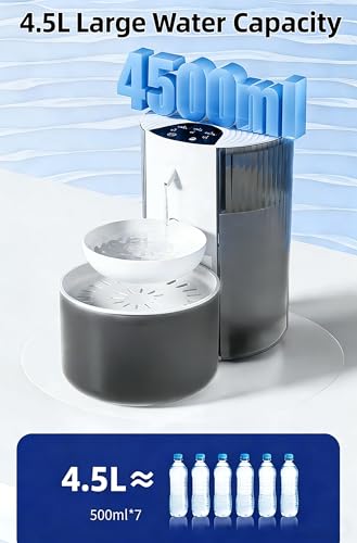 Wireless Cat Water Fountain Cordless No Filters