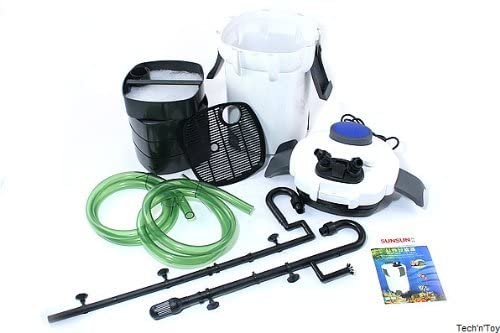 HW-304B 5-Stage External Canister Filter with 9W UV Sterilizer, 525 GPH