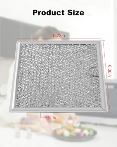 2 Pcs Microwave Grease Filter Fit for Samsung ME19R7041FS ME19R7041FT