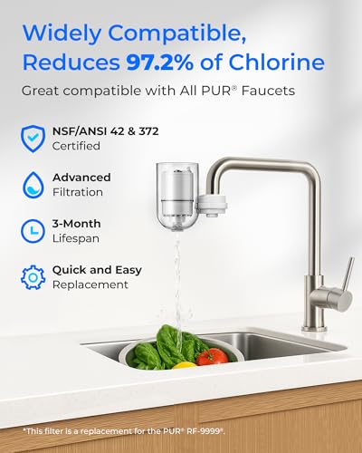 C08B Water Filter Replacement for PUR® Faucet Filter (3 Count)