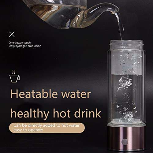 Hydrogen Water Generator Ionizer Hydrogen Alkaline Water Bottle Machine Maker Portable PEM Technology Make Hydrogen Content Up to 800
