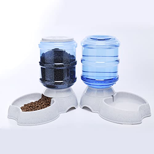 Pet Feeder and Water Food Dispenser Automatic Water Bowl for Dogs Cats