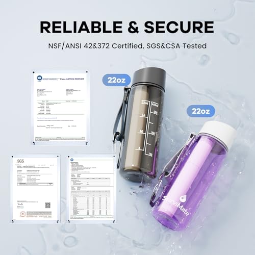 Purified Water Bottle for Camping (2 Count)