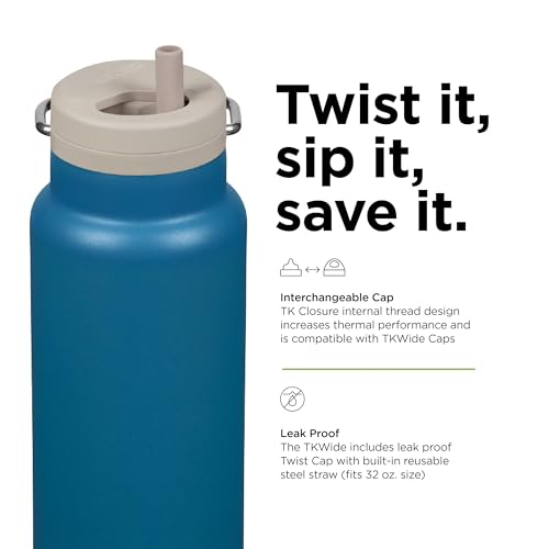 32oz TKWide Insulated Water Bottle with Twist Cap