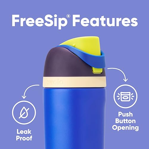 FreeSip Kids Stainless Steel Water Bottle 16 oz Celestial Sphere