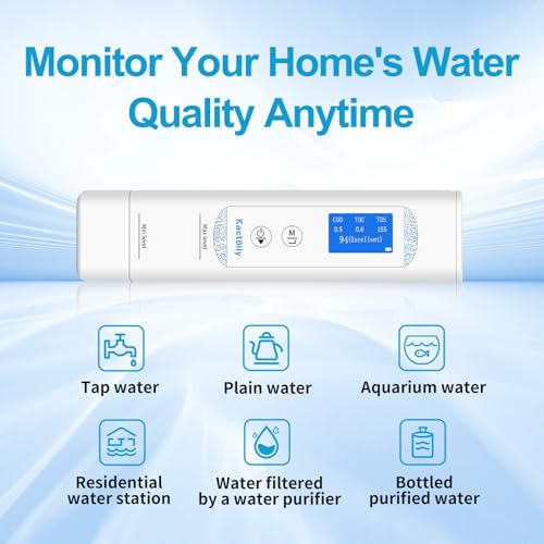 6 in 1 Water Tester for Drinking Water and Calibration Solution