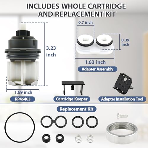 RP46463 Cartridge Replacement for Delta 17 Sereis Tub and Shower Dual Function Handle