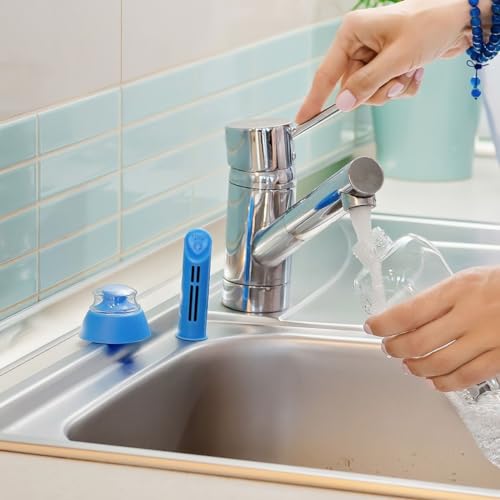 Water Bottle Filters and Cap Replacements Blue
