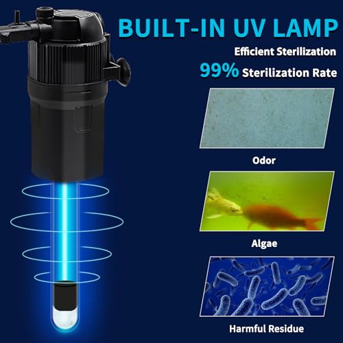 Aquarium Filter Fish Tank Filter with U