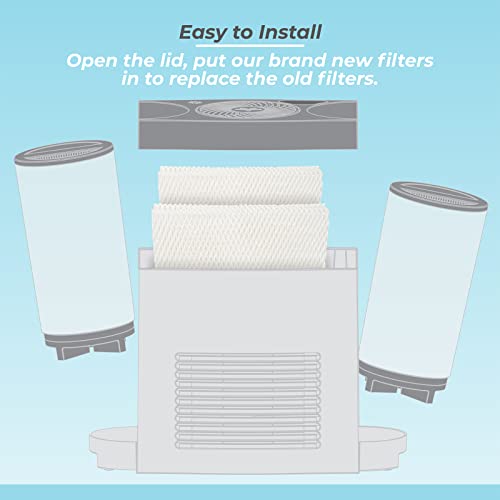 4 Pack MD1 0034 Humidifier Wick Filters Fit for Vornado Humidifiers