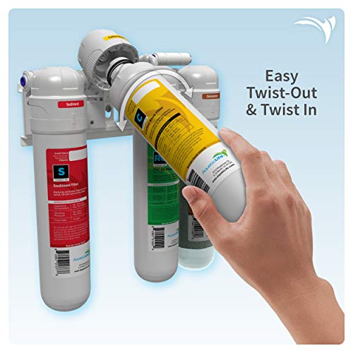 Twist-in 4-Stage RO/DI Aquarium Filter, 75 GPD