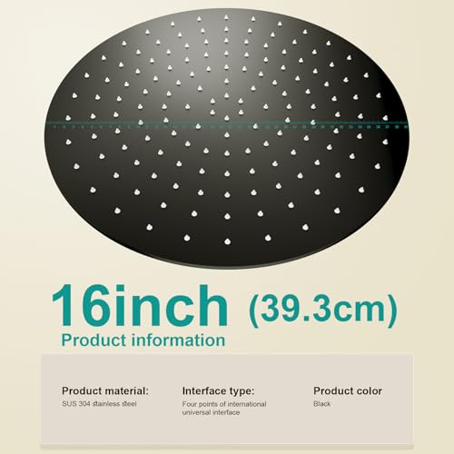 All Metal Rain Shower Head