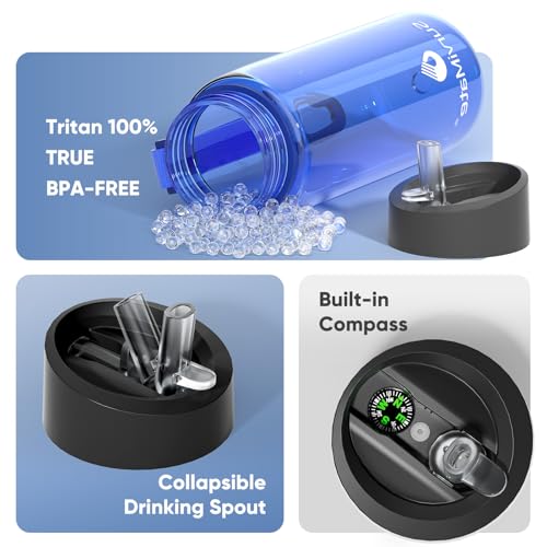 Purified Water Bottle for Camping (2 Count)