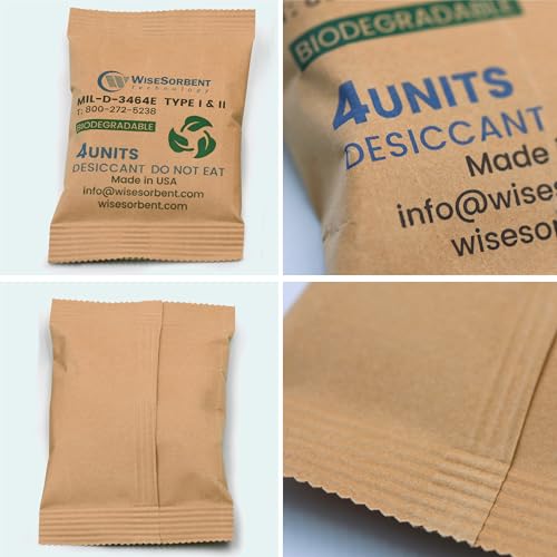 500 x 132g Kraft Clay Desiccant Packs