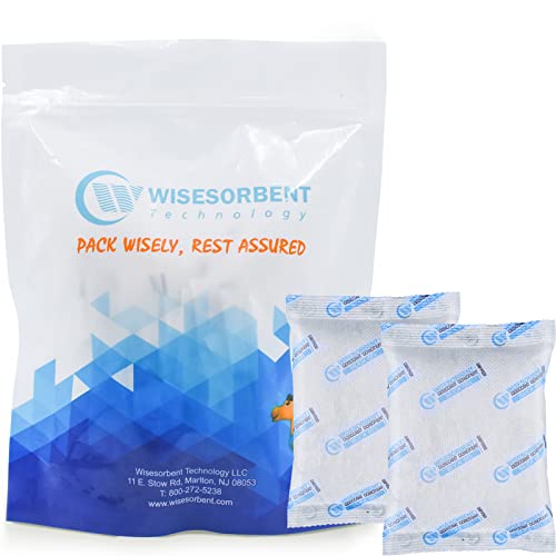 60 Packs 100 Gram Silica Gel Packets