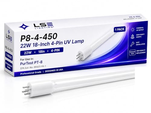 P8-4-450 22W 18-Inch 4-Pin UV Lamp for PurTest PT-8
