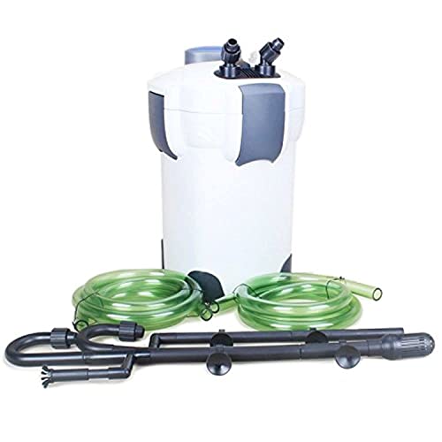HW-304B 5-Stage External Canister Filter with 9W UV Sterilizer, 525 GPH