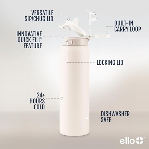 Pop & Fill 32oz Stainless Water Bottle