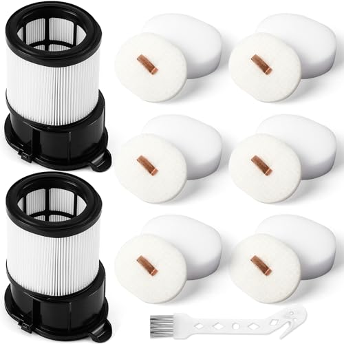 15 Pcs IP1251 IP3251 HEPA Filter Replacement Compatible with Shark Cordless PowerDetect Clean and Empty Lightweight Stick Vacuum (15 Count)