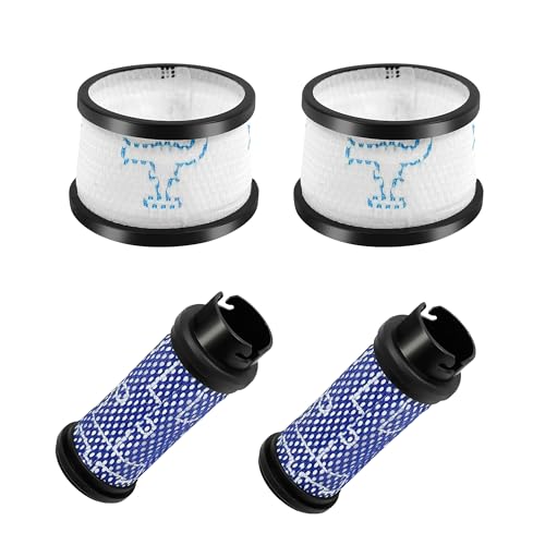 Smilefil Primary Filter and Secondary Filter Replacement Filter Kit Accessories Compatible with Inse N5 S6 S6P S600 Cordless Vacuum Cleaner (8 Count)