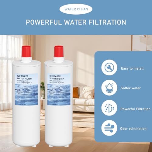 HF20-S HF20-MS HF25-S Water Filter Replacement Compatible with 3M High Flow Series Cartridge HF20-S, 5615103/HF20-MS, 5615109/HF25-S,5615203, Water Filtration System 2-Packs (2 Count)