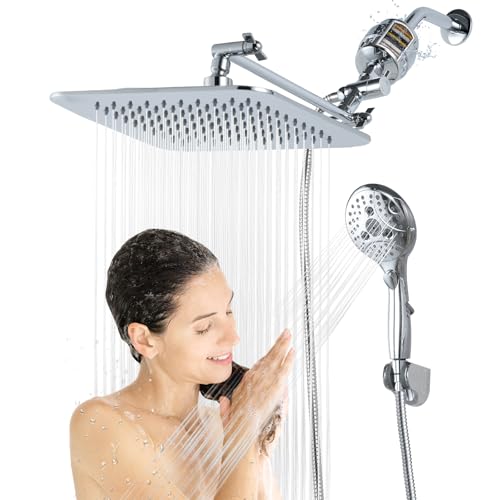 10'' Dual 20 Stage Filtered Shower Head with Handheld