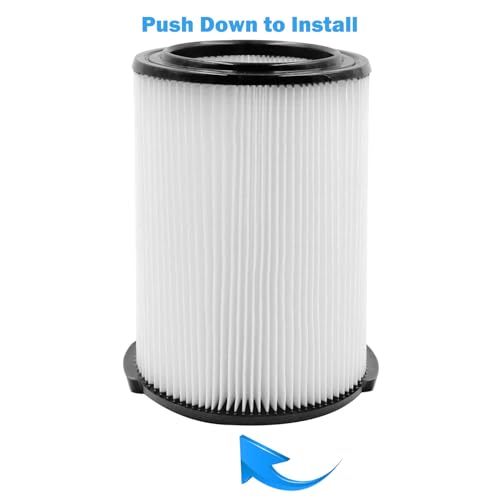 VF4000 Replacement Filters for Ridgid Shop Vac 72947 Wet (4 Count)