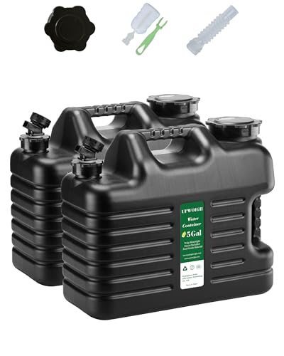 5 Gallon Camping Water Jug with Spigot (2 Count)