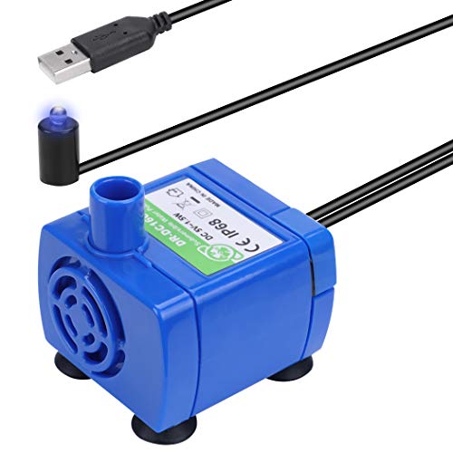 Cat Water Fountain Replacement Pump USB Quiet Motor