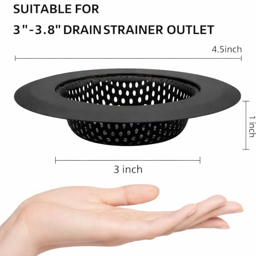 2 Pcs Sink Strainer for Most Kitchen Sink Drain Basket (2 Count)