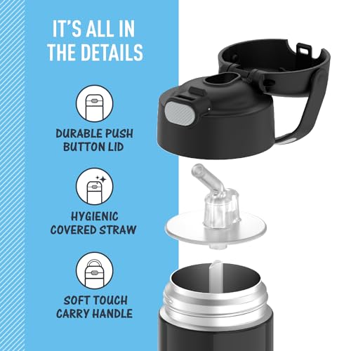 FUNTAINER Water Bottle with Straw