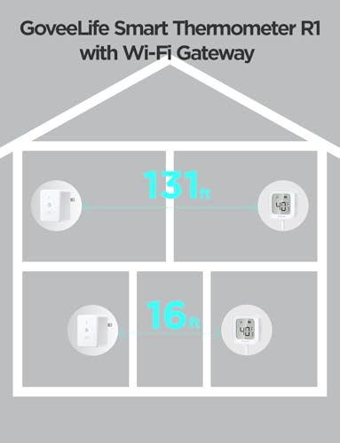 WiFi Refrigerator Thermometer 2 (2 Count)
