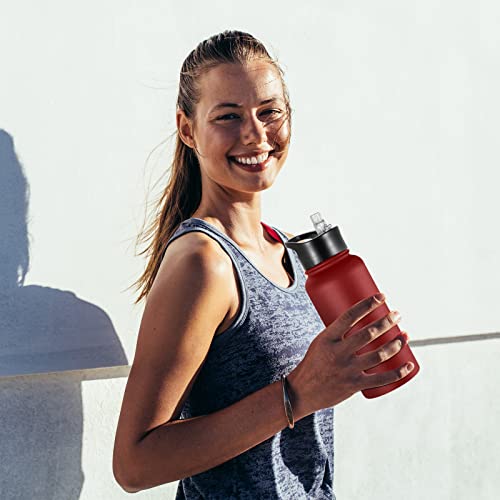 32 oz Insulated Water Bottle Bulk 8 Pack (8 Count)