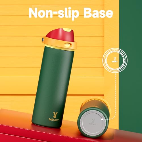 24 oz Insulated Water Bottle with Straw