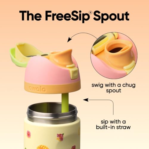 FreeSip Stainless Steel Water Bottle 24 oz Just Ripe