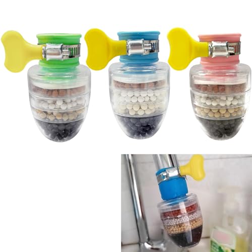 3 Pcs Faucet Water Filter (3 Count)