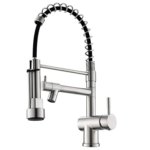 Commercial Kitchen Faucet with Pull Down Sprayer